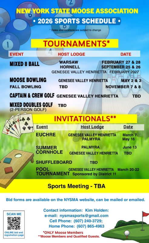 2026 NYSMA Sports Schedule